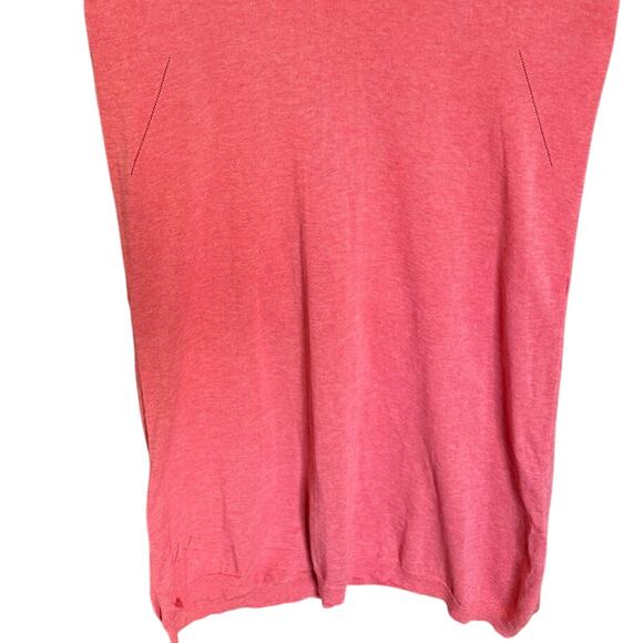 Zadig And Voltaire Rimo Metallic Knit Dress Tee Shirt Mini Coral Pink Size XS - Picture 8 of 16
